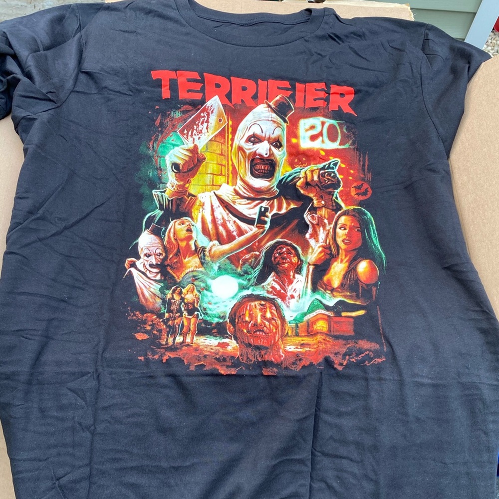 Terrifier Horror Shirt Art The Clown TERROR THREAD